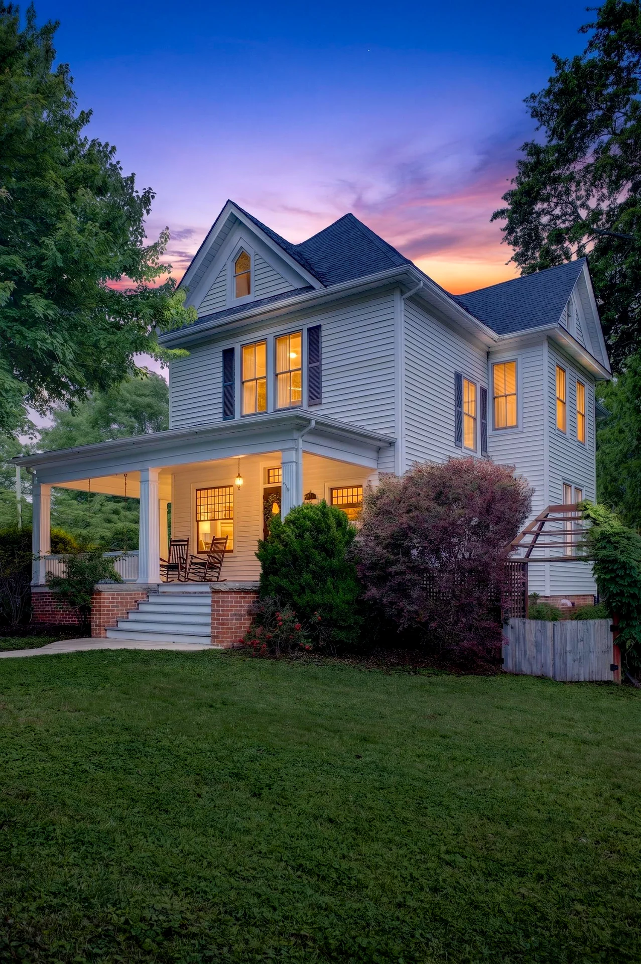 Twilight home exterior